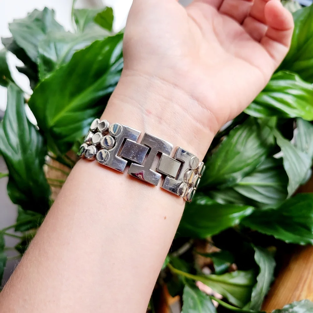 Classic Infinite Rhinestone Silver Watch